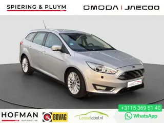 Ford FOCUS Wagon 1.5 TDCI Titanium Edition Nw. APK | Leder | Navi | D.hoek | Trekhaak