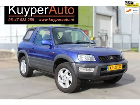 Toyota FunCruiser RAV4 2.0i Softtop NAP LAGE KM AIRCO TREKHAAK 4WDR GOED ONDERHOUDEN