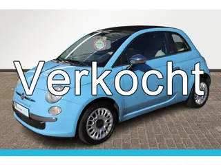 Fiat 500C 1.2 Easy Cabrio dak, distributieriem is vervangen, goed onderhouden.