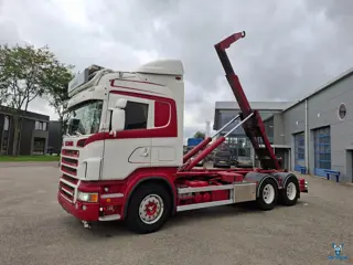 Scania R620-V8 / 6X4 / RETARDER / HOOKLIFT / FRIDGE / SPECIAL INTERIOR / FULL-AIR / XENON / LEATHER 