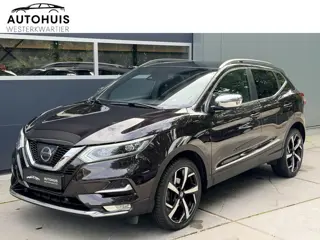 Nissan QASHQAI 1.2 116pk H6 Tekna + LED Leder Stoelverwarming Panoramadak Trekhaak Navigatie Bose