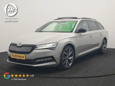 Škoda Superb Combi 1.4 TSI iV Sportline Business PHEV 218pk Dealer O.H. | Trekhaak Af Fabriek | Pano