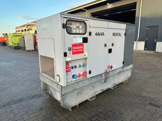 Europower EPUS44TDE Kubota Leroy Somer 44 kVA Supersilent Rental generatorset