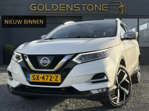 Nissan Qashqai 1.2 Tekna + ✓360° Camera✓2e Eigenaar✓Pano✓Navi✓Leder✓Keyless✓Stoelverw✓116pk✓Pdc V+A✓
