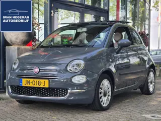 Fiat 500 0.9 TwinAir Turbo Lounge | Schuif / kanteldak | Navigatie | Lederen bekleding |Aircondition