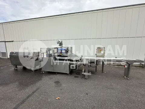 Ulma PV350 flowpackmachine met HRX400 krimptunnel