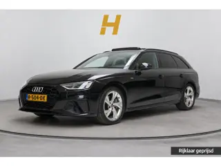 Audi A4 Avant 40 TFSI S edition Competition | Zwart optiek | Panoramadak | Trekhaak | Adaptive | Car