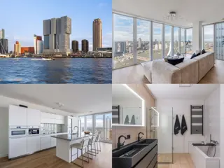 Woning aan de Wilhelminakade te Rotterdam