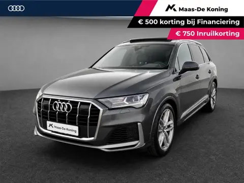 Audi Q7 55 TFSIe 280kW/381PK quattro S Line · Panoramadak · Trekhaak · Luchtvering · 360gr camera · 