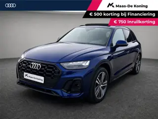 Audi Q5 50 TFSIe 299PK S-tronic S Line · Panoramadak · Camera ·  Luchtvering · Apple/Android Car Pla