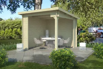 Tuinhuis-Blokhut Lara: 275 x 275 cm