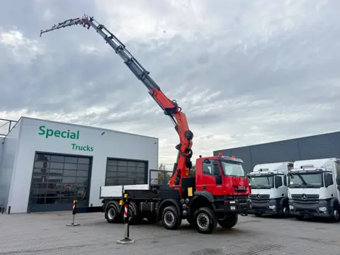 Iveco Trakker 450 AD410T45W 8x8 / Euro 5 / Palfinger PK72002E + PJ170E / Lier / Slechts 82.634 km