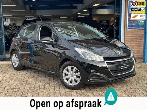 Peugeot 208 1.2 PureTech Active 2018 ZWART AIRCO APK NAP!