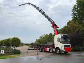 Volvo FH540 8x2 KRAANWAGEN FASSI 1450 TECHNO (145TM) JIB LIER TOP! TREKKER/BAKWAGEN!! DK1316