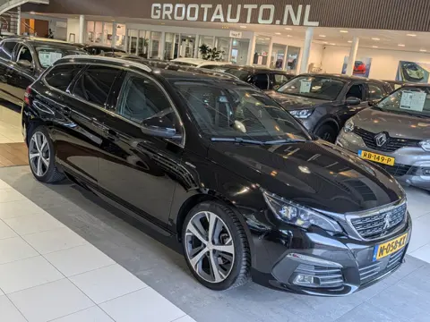 Peugeot 308 SW 1.2 PureTech GT-line Automaat Panoramadak, Airco, Cruise Control, Trekhaak, Stuurbekr