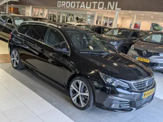 Peugeot 308 SW 1.2 PureTech GT-line Automaat Panoramadak, Airco, Cruise Control, Trekhaak, Stuurbekr