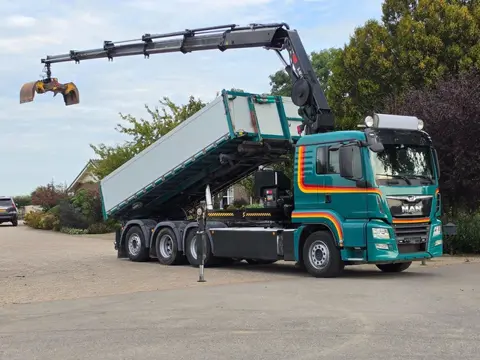 MAN TGS 35.500 8x4 KRAAN/CONTAINER/KIPPER!! AFSTANDSBEDIENING! DK1318