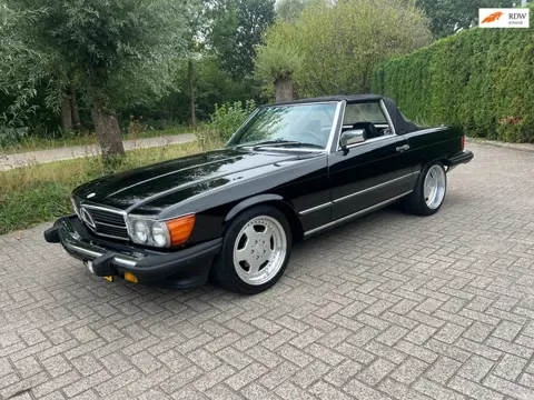 Mercedes-Benz 560 SL AIRCO 1E LAK ZWART ZEER MOOI