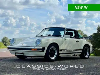 PORSCHE 911 SC 3.0 Targa Â Chiffon Weiss Â Manual Â Fuchs Wheels Â Extensive History!