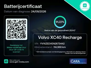 Foto 15 van Volvo XC40 78kWh 408pk Recharge Twin Plus | SOH 91% | Leder/Alcantara | 20" Velgen | CarPlay | Camer