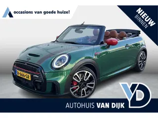 MINI Cabrio 2.0 John Cooper Works Essential 231 PK / Head-up / Leder / Harmann Kardon / stoelverw. /
