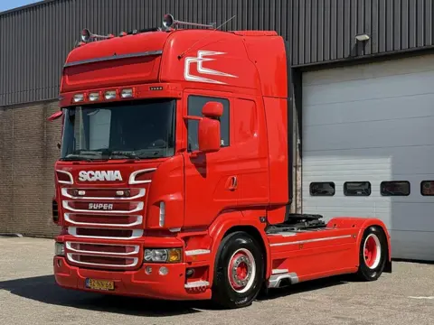 Scania R500 V8 / Manual / Retarder / Full spoiler / 2 x Tank / KING / NL Truck HT1166