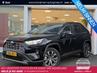 Toyota RAV4 2.5 Hybrid AWD Executive Zwart volleder | Dodehoekdetectie | 18 inch | Climate control