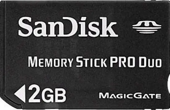 Sandisk 2 GB Pro Duo Memory Stick