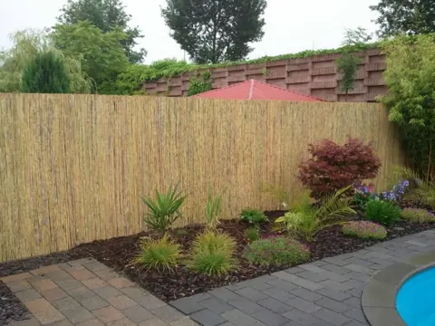 Tuinscherm bamboe 200x500cm