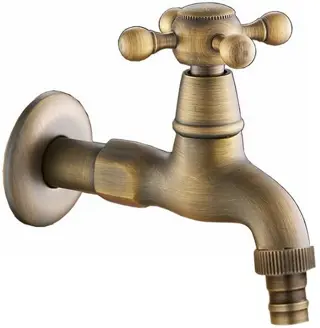 Bronzen buitenkranen