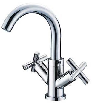 Badkamerkranen met kruis greep, model Taraz