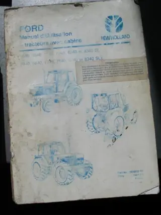 Manual Ford 5640/6640/7740/7840/8240/8340 SL-SLE