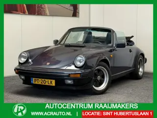 Porsche 911 CABRIO 3.2 NL AUTO LEDER ELEKTRISCH BEDIENBARE KAP RADIO/CD MISTLAMPEN VOOR 16" LICHTMET