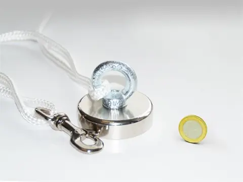 Neodymium magneet Vismagneet met een trekkracht van 130 kg