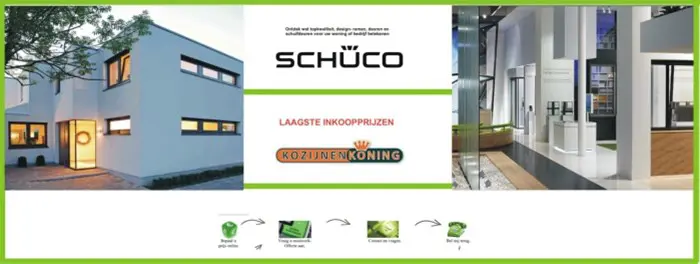 Schüco kunststof en aluminium kozijnen en deuren met HR