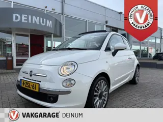 Fiat 500 Cabrio 0.9 TwinAir Turbo Cult Leder comf.intr, Climate contr, LMV,  Zeer nette staat..!!