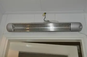 Diplex-straalkachel voor badkamer of garage