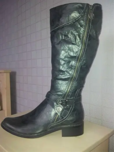 Nieuwe zwarte laarzen Marco Tozzi maat 41