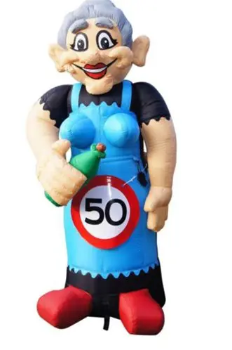 Opblaasfiguur Abraham | Sarah | Baby huren - Hilversum