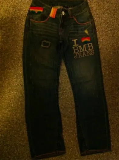 A woman Jean for sale. Very cute!