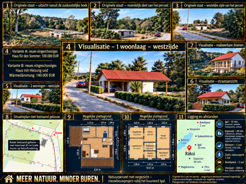 New 75-150 sqm Project in Southern Hungary on 2463 sqm land