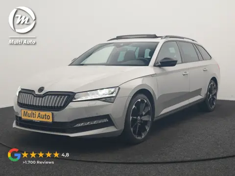 Škoda Superb Combi 1.4 TSI iV Sportline Business PHEV 218pk Dealer O.H. | SOH 91,2% | Panodak | Adap