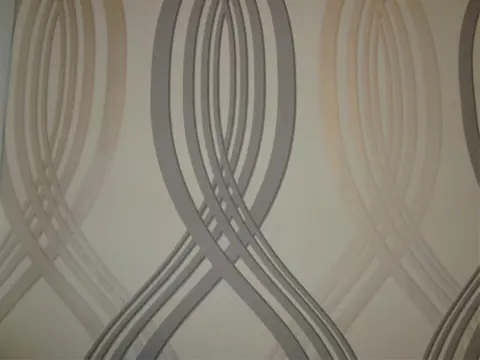 Retro bruin trendy behang 31