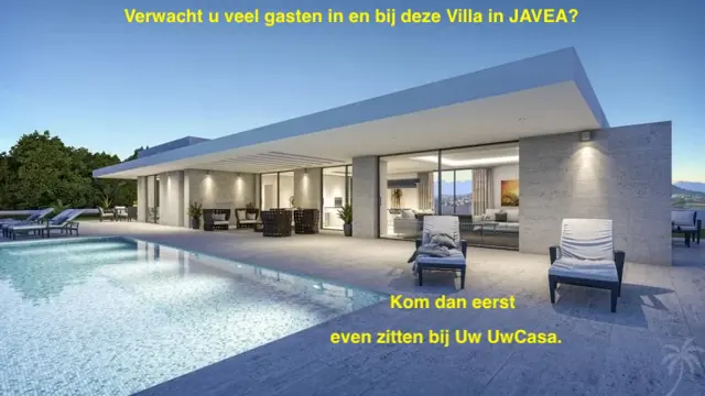 Uw prachtige nieuwe Villa met groot zwembad in JAVEA met veel