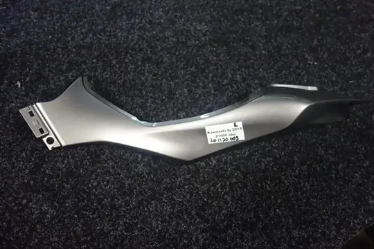LINKER ACHTERKANT Kawasaki Z 1000 2014 - 2016 / 2017 - 2019