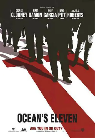 OCEAN ' S ELEVEN filmposter.