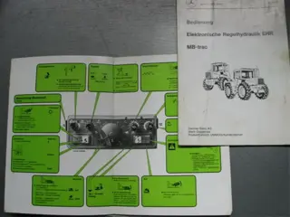 Manual MB-trac Electronische Regelhydraulik