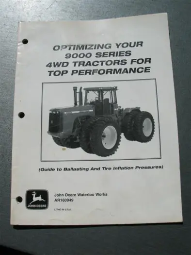 Manual JD optimizing 9000 series