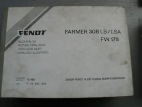 Manual Fendt Farmer 308LS/LSA FW 178