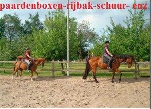 Boerderij-gebouwencomplex, vakantiewoningen, paardenhouderij